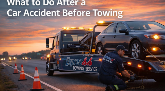 What to Do After a Car Accident Before Towing