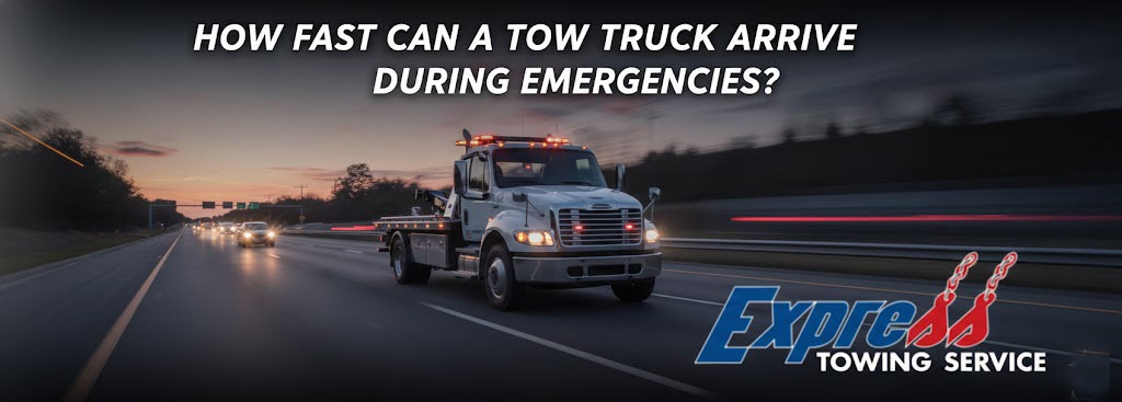 how fast can a tow truck arrive