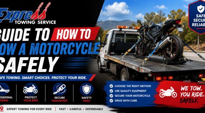 A Step-by-Step Guide to Towing a Motorcycle Safely 