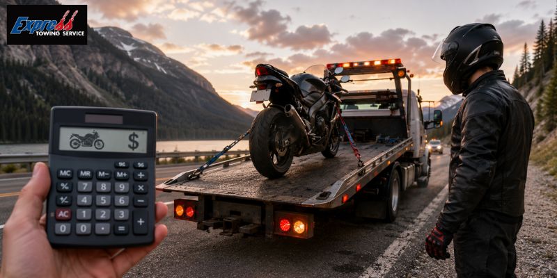 motorcycle towing cost in Canada