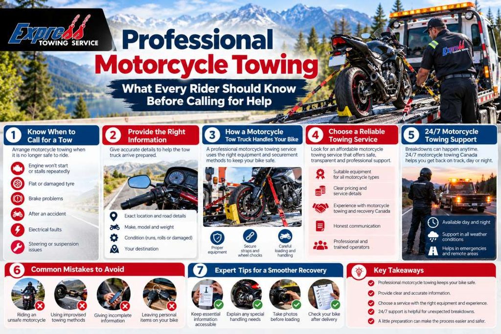 Professional Motorcycle Towing
