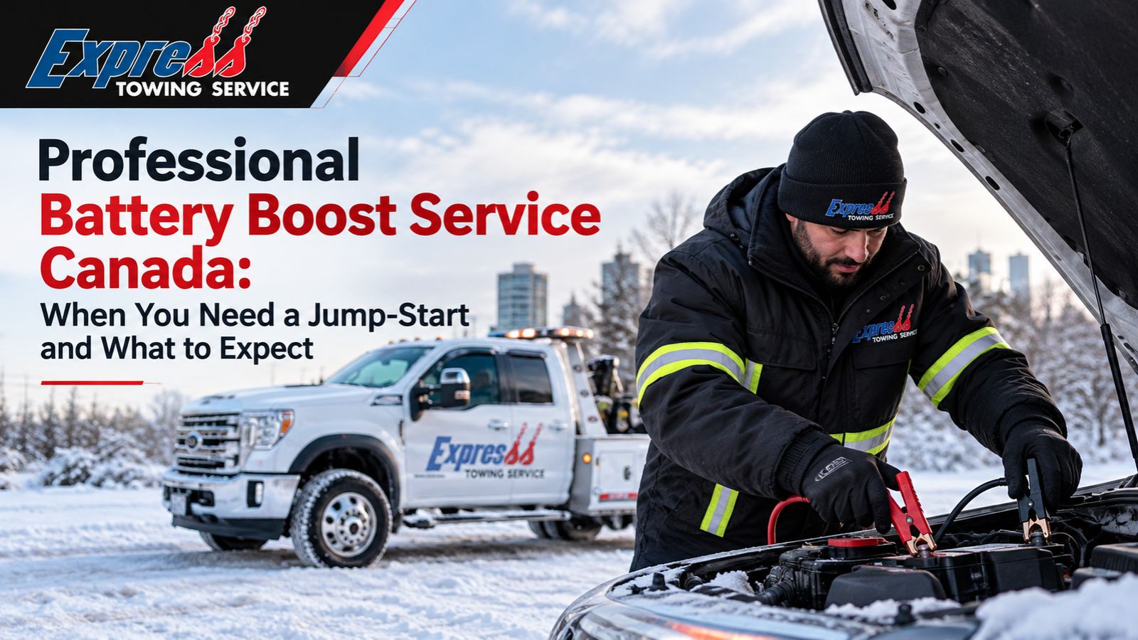 Professional Battery Boost Service Canada