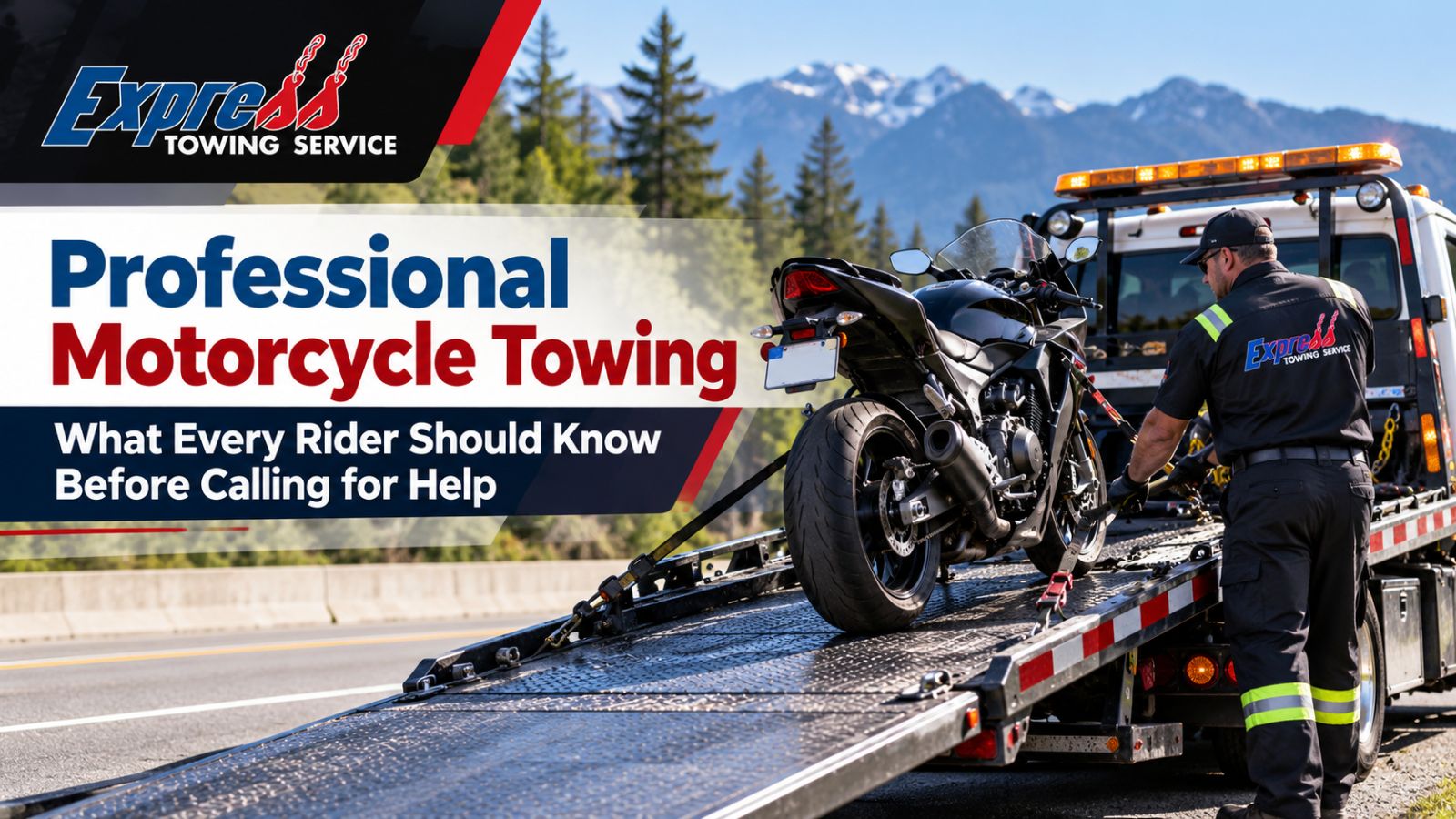 Professional Motorcycle Towing